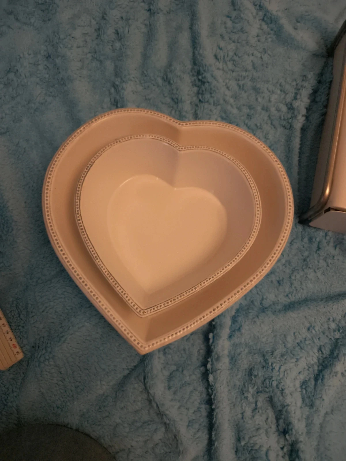 2 magníficos ensaladeras en forma de corazón – photo 2